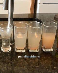 Problème d'eau trouble par l'argile avant le nettoyage du puits