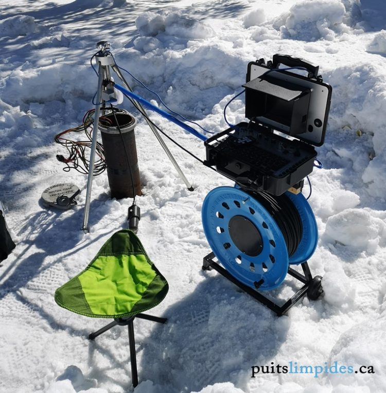 Il est possible de réaliser une inspection de puits artésien même au début et à la fin de l'hiver lorsque la température est clémente.