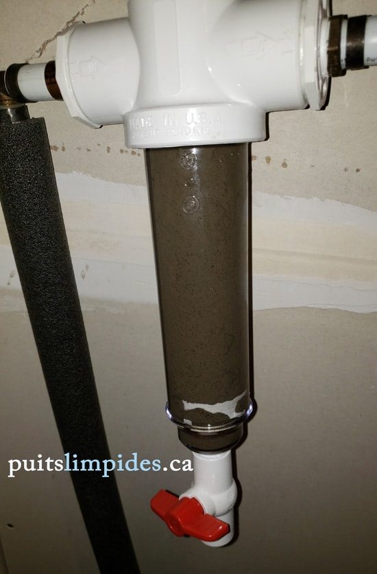 Filtre à sable pour filtrer l'eau de puits artésien