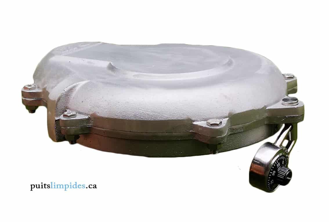 Ces couvercles pour puits artésiens de 150 ou 200 mm offrent une protection complète anti parasites et verrouillable.